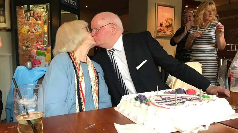 Andy and Marie Wilson from Paisley celebrating their 60th wedding anniversary (Image: paisley)