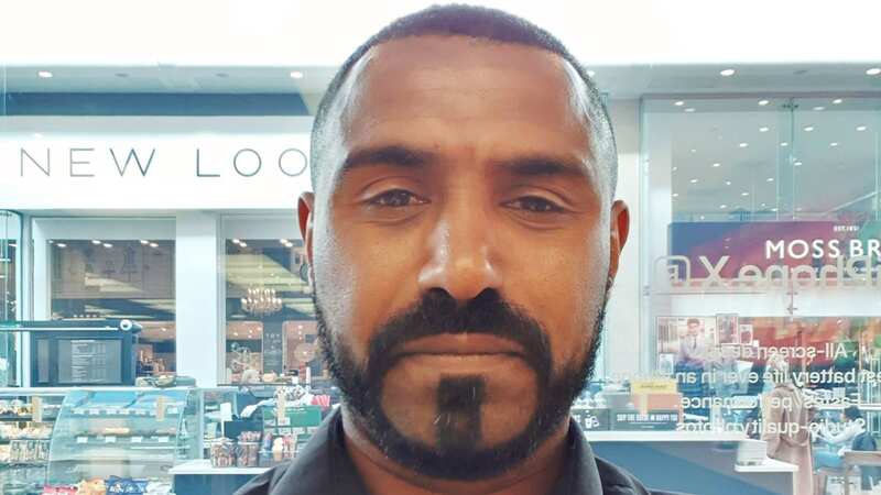 M&S security guard Sabeur Trabelsi (Image: HNP Newsdesk/Hyde News & Pictures Ltd)