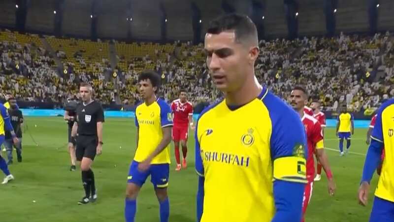 Cristiano Ronaldo was visibly agitated as he left the field during Al-Nassr