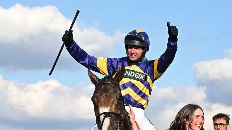 Grand National-winning jockey Derek Fox has a broken collarbone (Image: PAUL ELLIS/AFP via Getty Images)