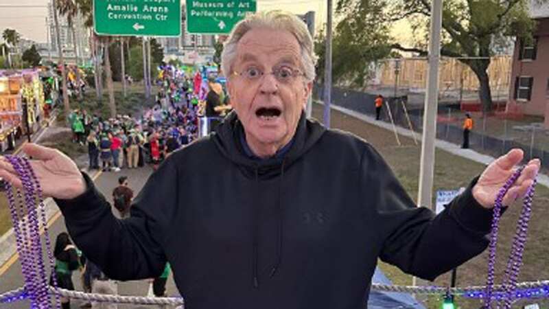 Jerry Springer last pictured at St Patrick