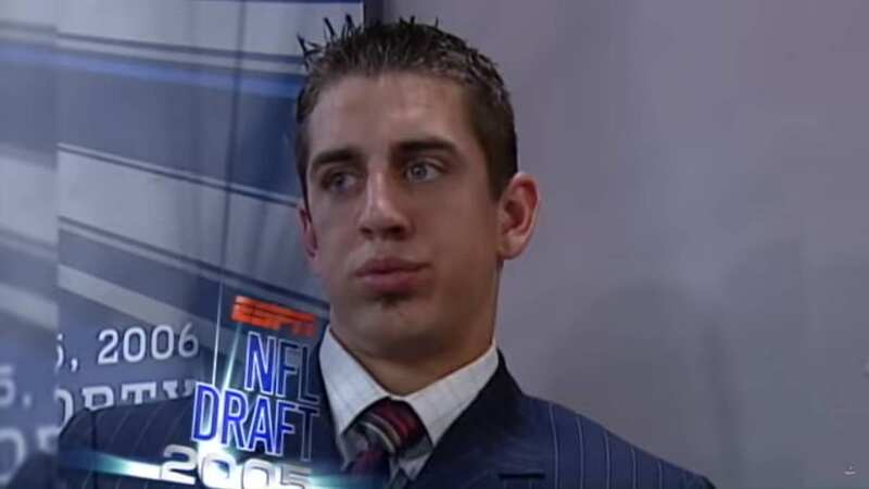 Aaron Rodgers was snubbed big time back in the 2005 Draft (Image: NFL Films YouTube)