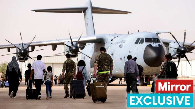 Brits fleeing Sudan have been left on their own to make it to Wadi Seidna airbase (Image: PA)