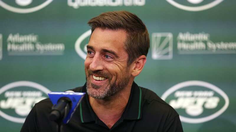 Aaron Rodgers did the New York Jets a favour by restructuring his contract before leaving Green Bay (Image: Elsa/Getty Images)