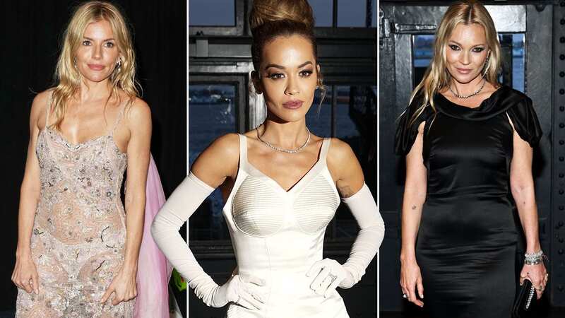 Kate Moss is demure while Sienna Miller wears sheer gown at Prince