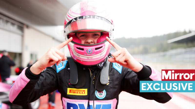 Abbi Pulling is a rising star in the single-seater motorsport world (Image: Getty Images)