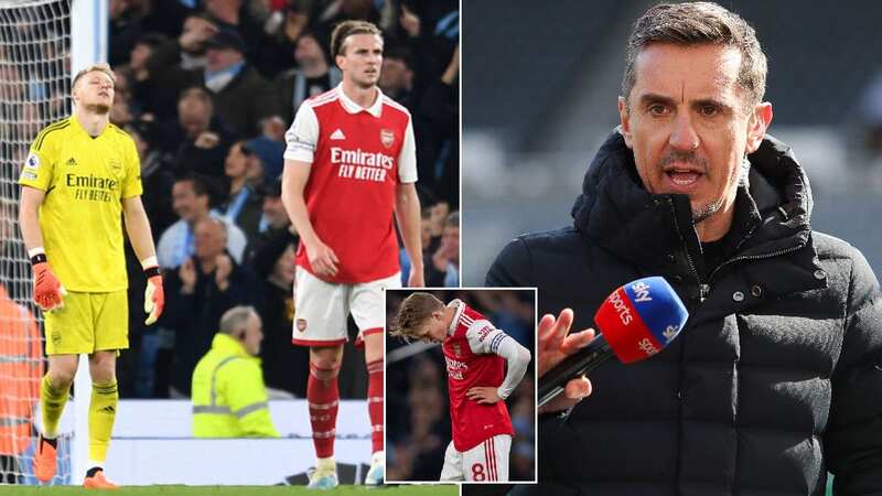 Neville knew Arsenal would get "battered" by Man City after observation