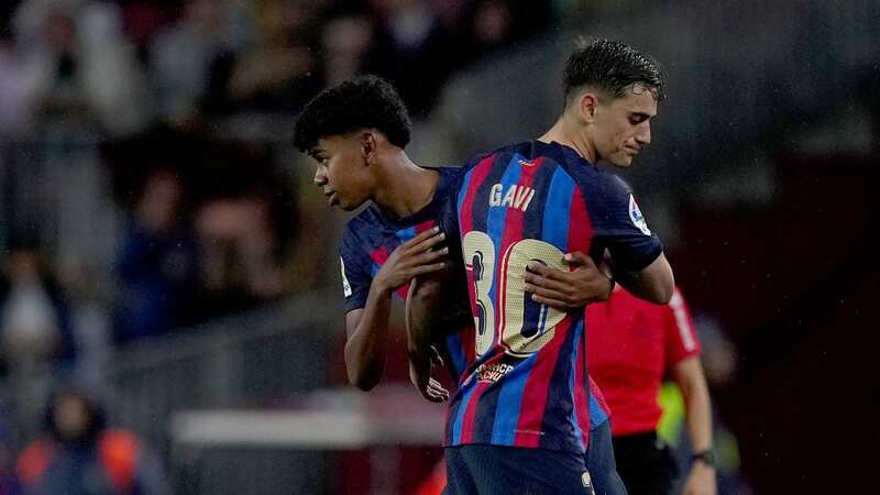15-year-old Lamine Yamal was handed his senior Barcelona debut on Saturday (Image: Getty Images)