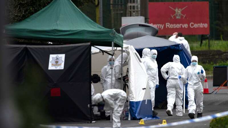 Forensic officers at the scene of the incident in Cornwall (Image: Ryan Jenkinson / Story Picture Agency)