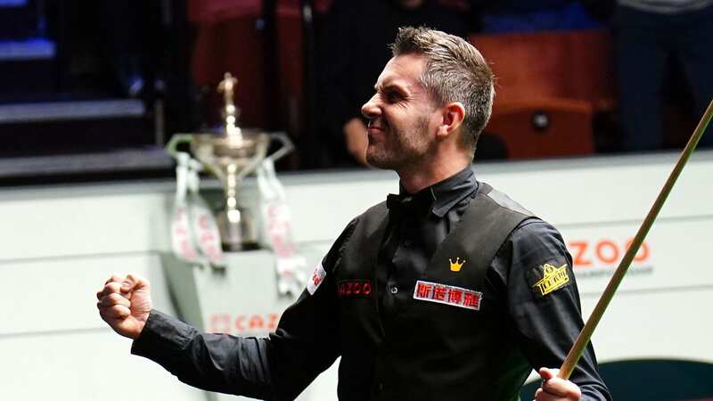 Mark Selby of England celebrates making a maximum 147 (Image: Getty Images)