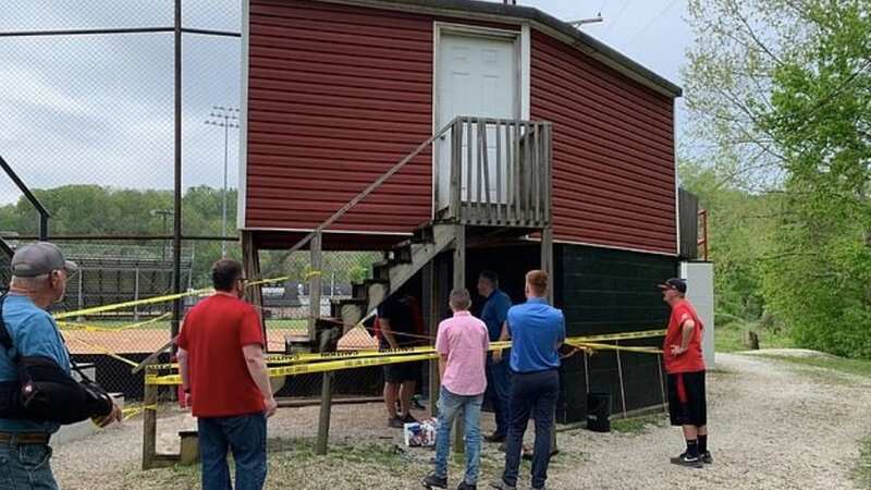 Nine people were injured after the press box collapsed (Image: Wayne High School)