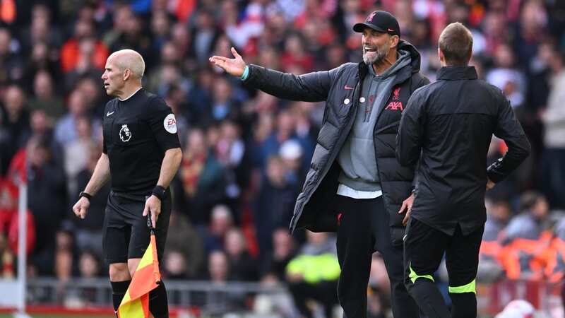 Jurgen Klopp was angry with the officiating during the game (Image: Andrew Powell/Liverpool FC via Getty Images)