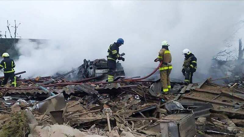 A bombed private house in the Dnipro region of Ukraine (Image: Social media/e2w)