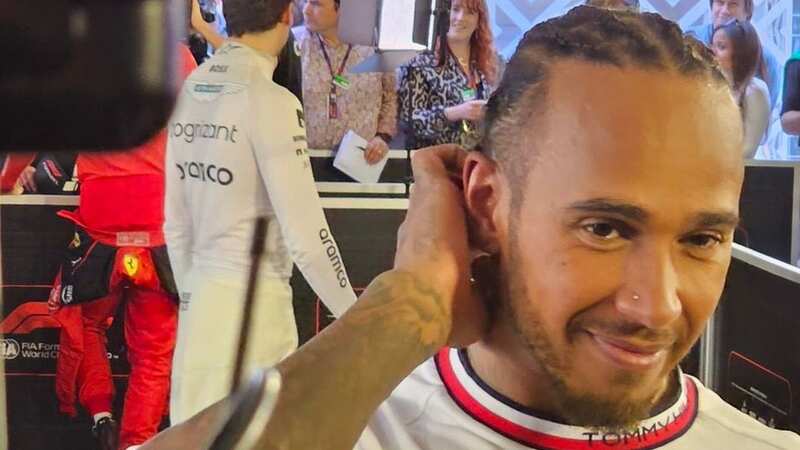 Lewis Hamilton is hoping to secure his long-term future at Mercedes (Image: @jucerasoli)