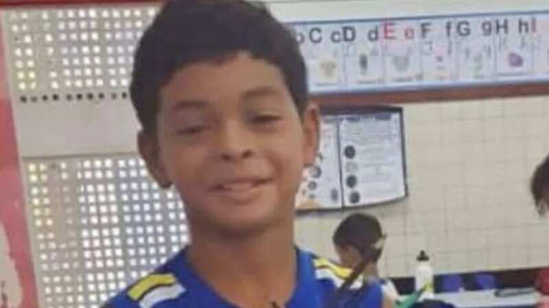 Marcus Vinicius da Silva Melo Junior died in a freak playground accident on April 29 (Image: Newsflash)