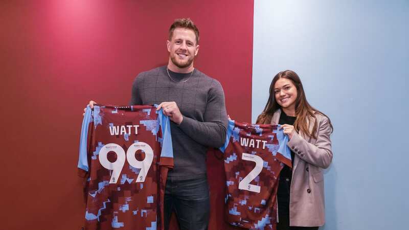 JJ and Kealia Watt have formally announced their investment in Burnley FC (Image: Burnley FC)