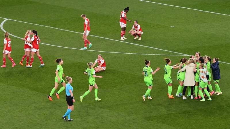 Wolfsburg celebrate after Bremer