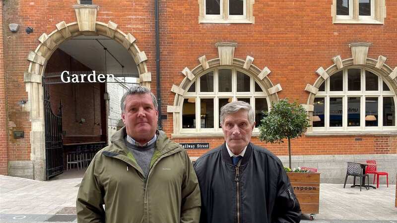 Successful businessman Mark Greenfield and his pensioner friend Keith Meredith (Image: Kent Messenger / SWNS)