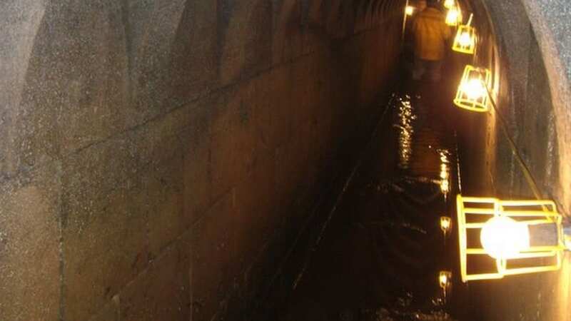 The tunnels are below Park Bistro in Linlithgow (Image: Daily Record)