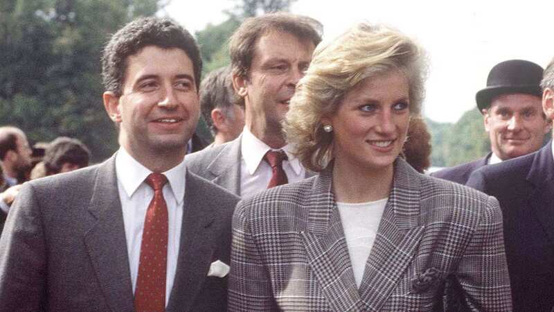 Princess Diana with her private secretary Patrick Jephson (Image: Tim Graham Photo Library via Getty Images)