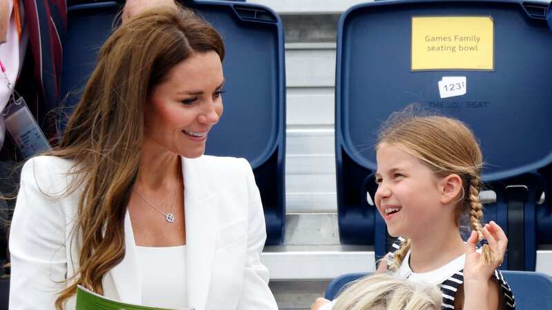 Kate Middleton and Princess Charlotte during the 2022 Commonwealth Games (Image: Getty Images)