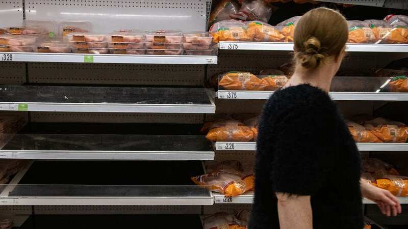 Shoppers could see a shortage of chicken at supermarket shelves (Image: Getty Images)