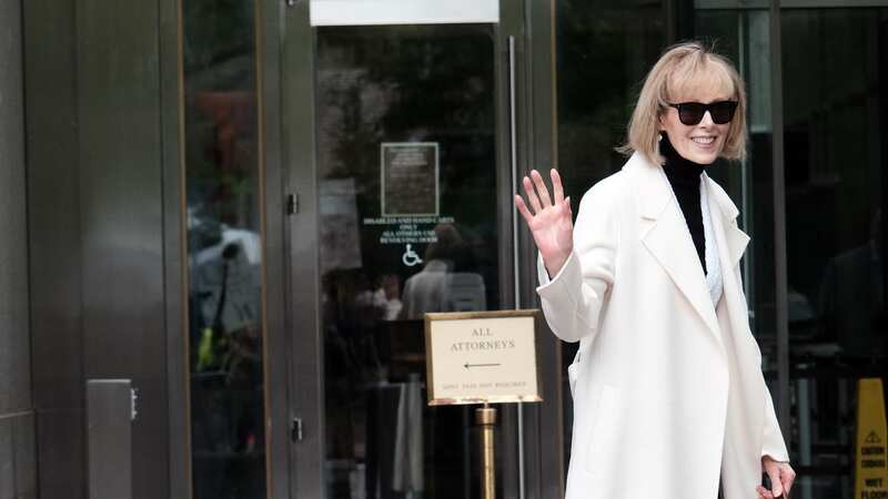 Magazine Columnist E. Jean Carroll arrives for her civil trial against former President Donald Trump at Manhattan Federal Court on May 02, 2023 in New York City (Image: Getty Images)