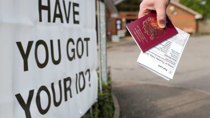 Voters now need photo id (Image: PA)