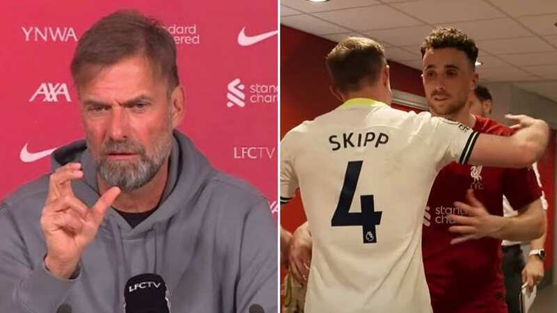 Klopp facing a ban for "unacceptable behaviour" slammed as Jota gesture emerges