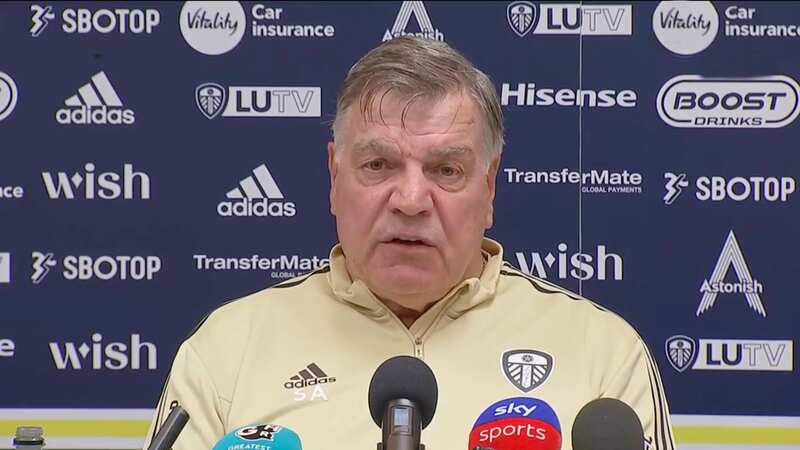 Sam Allardyce has spoken to the press after being named as Leeds