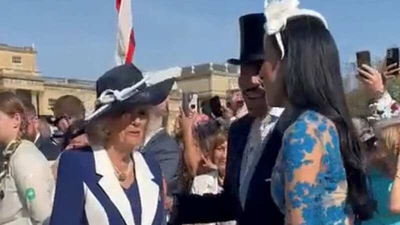 Lionel Richie makes huge blunder while meeting Queen Camilla at garden party