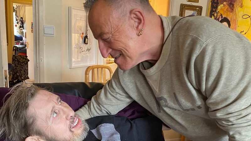 Bruce Springsteen visited Shane MacGowan on Wednesday (Image: Victoria Mary Clarke/Twitter)