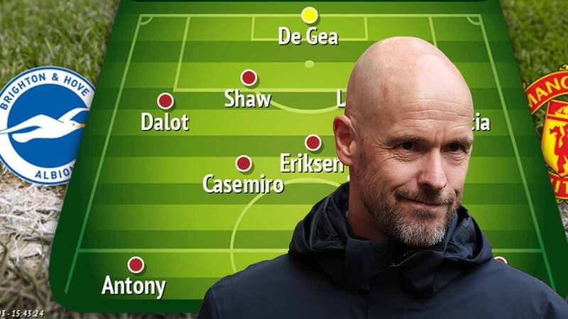 Manchester United manager Erik ten Hag has a dilemma on his hands to face Brighton (Image: Getty Images)