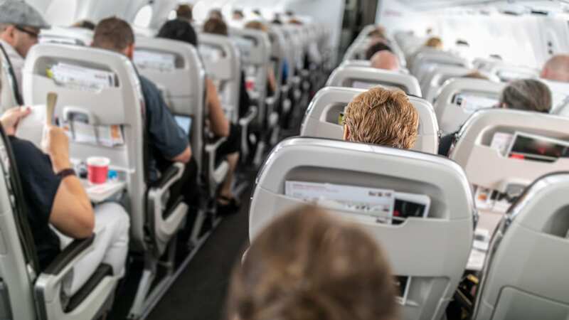 She made a beeline for the exit as soon as the plane touched the ground (Image: Getty Images/iStockphoto)
