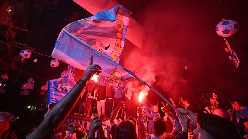 Inside wild Napoli celebrations as joyous fans storm pitch and streets of Naples