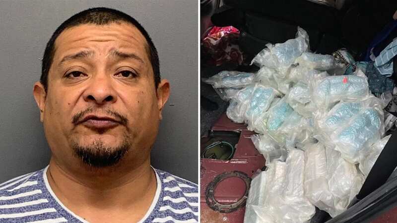 Enrique Perez, 44, was found with 300k fentanyl-laced pills in his car