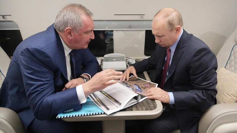 President Vladimir Putin with Dmitry Rogozin (Image: Sputnik/AFP via Getty Images)