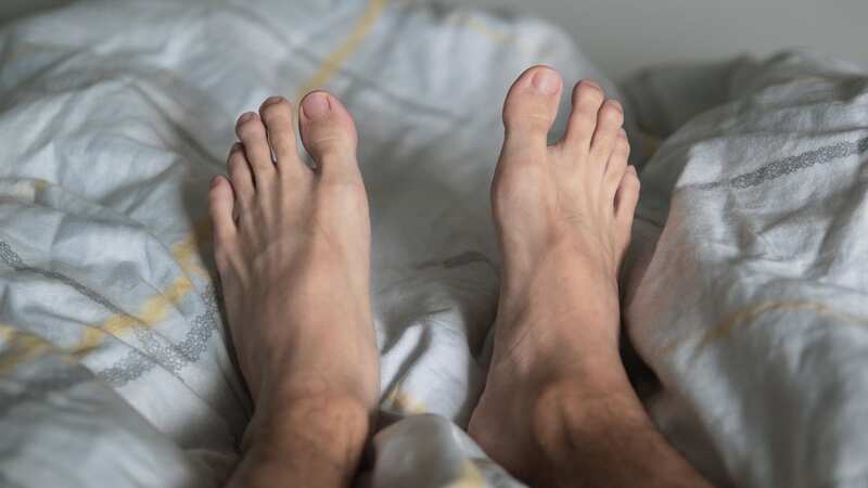 Suffering with unusual-looking toes may be a sign of high cholesterol levels (Image: Getty Images/iStockphoto)