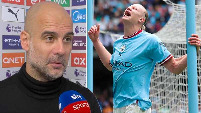 Pep Guardiola sends Erling Haaland pointed message after livid penalty outburst