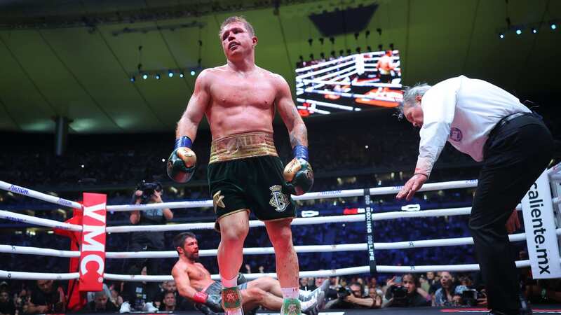 Canelo Alvarez dropped John Ryder on his way to victory (Image: Getty Images)