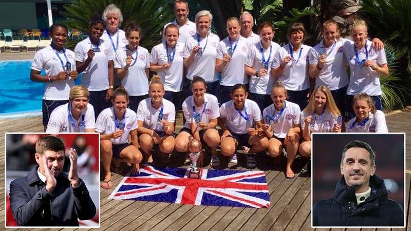 The England team are hoping to build on the success of the GB Deaf Women