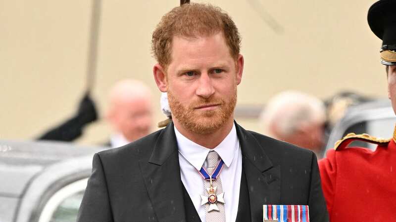Prince Harry arriving at Westminster Abbey yesterday (Image: POOL/AFP via Getty Images)