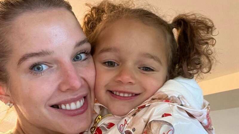 Helen shared the sweet family video on social media