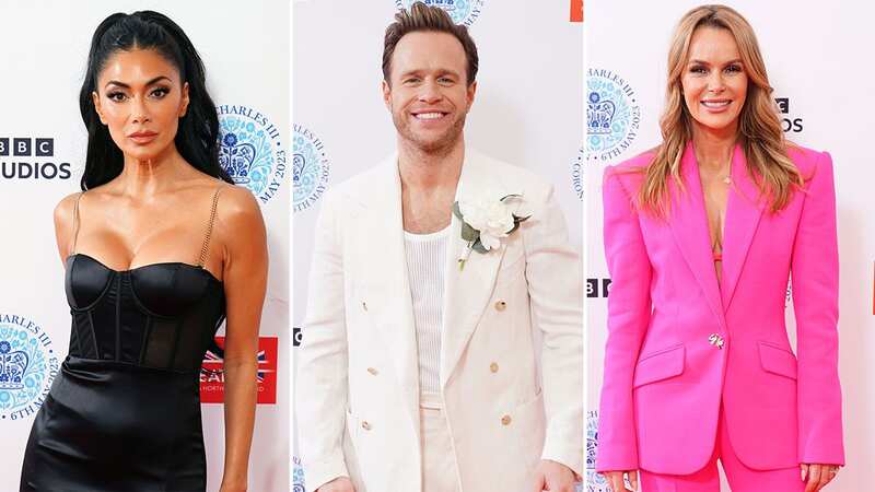 Amanda Holden and Olly Murs lead red carpet glamour at the Coronation Concert