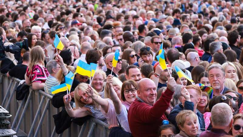 People had to be rescued from the Eurovision welcome party due to crush concerns and overcrowding (Image: Liverpool Echo)