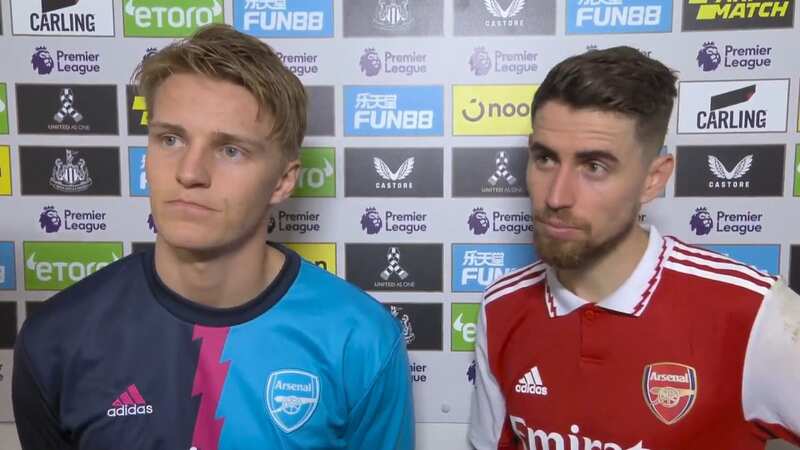 Martin Odegaard and Jorginho were left delighted by Arsenal