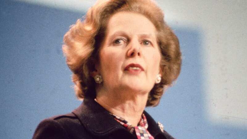 Margaret Thatcher at the 1984 Conservative Party Conference, which was targeted by the IRA (Image: Getty)