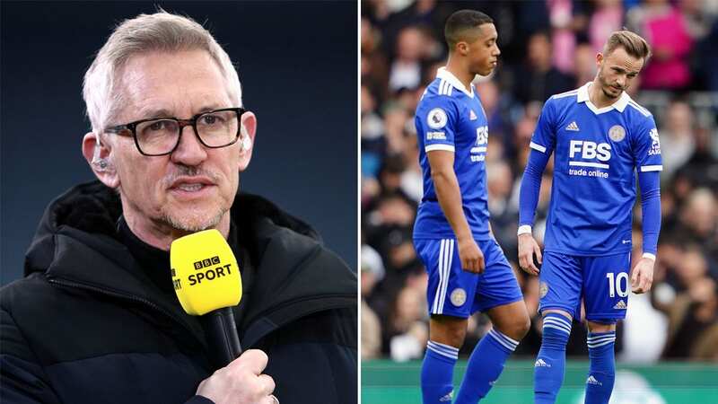 Gary Lineker was not happy with Leicester