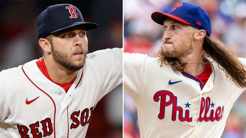 Boston Red Sox reliever Kutter Crawford and Philadelphia Phillies left-hander Matt Strahm were both ejected ahead of an MLB game at the weekend following a national anthem standoff (Image: Getty)