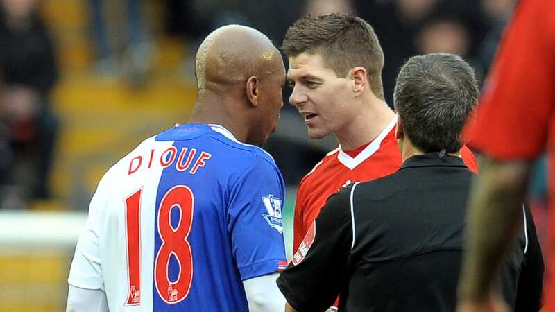 Steven Gerrard and El-Hadji Diouf didn